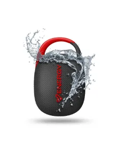 Energy Sistem EnergyClip Speaker Negro Altavoces Bluetooth Portátil IPX7 y 18 Horas de Autonomía-MAUAPO0620