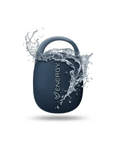 Energy Sistem EnergyClip Speaker Azules Altavoces Bluetooth Portátil IPX7 y 18 Horas de Autonomía