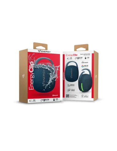 Altavoz Portátil Energy Sistem EnergyClip Speaker Azules