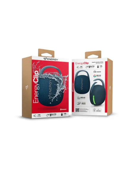 Altavoz Portátil Energy Sistem EnergyClip Speaker Azules