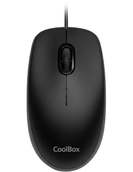 CoolBox U01 USB 1600 DPI Ambidiestro Negro 3 Botones