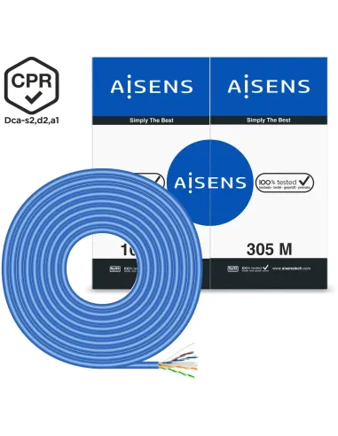 AISENS A135-0663: bobina Cat 6 UTP LSZH 305 m