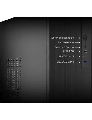 CoolBox M460: caja MicroATX con fuente de ATX 500W