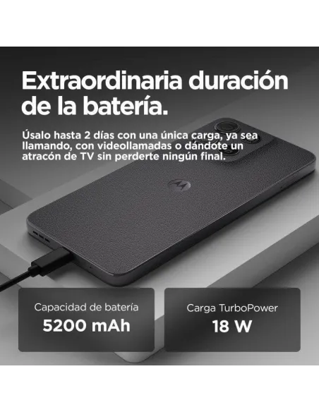 Móvil Motorola Moto G15 4G 8GB/512GB Gris con Android 15