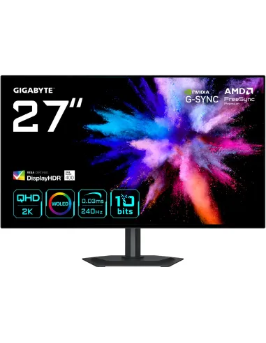 GIGABYTE GO27Q24G EK 27" QHD 240Hz OLED FreeSync Premium G-Sync HDR400