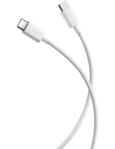 Xiaomi BHR0878GL Cable Trenzado 3A USB-C a USB-C 60 W 1M Blanco