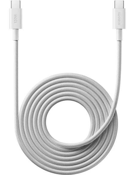 Xiaomi BHR087AGL Cable Trenzado USB-C a USB-C de 2M Blanco