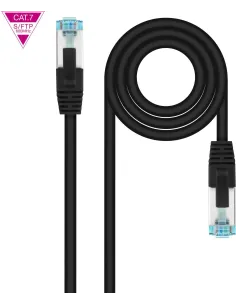 Nanocable 10.20.1700-BK Cable de Red RJ45 Cat.7 LSZH SFTP 50cm Negro-CABL55432