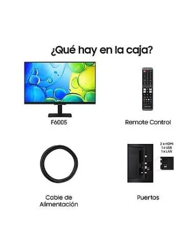 Televisor Samsung TU24F6005FKXXC de 24" Full HD con Tizen