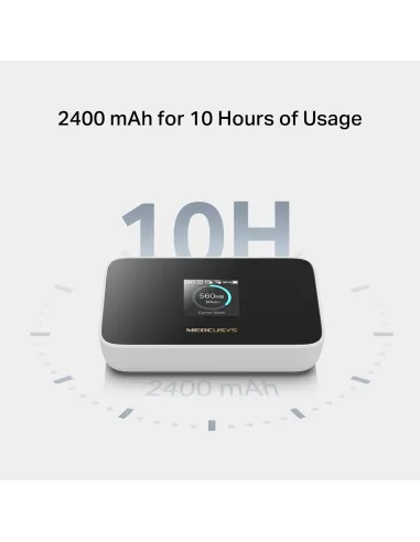 Router Portátil 4G LTE Mercusys MT115 con Wi-Fi 6