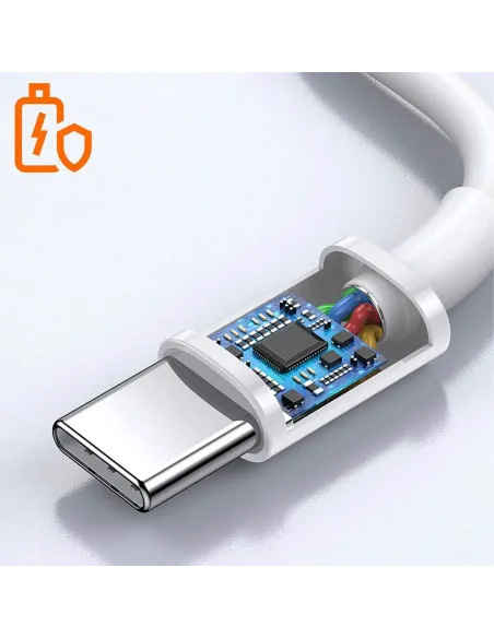 Cable Xiaomi SJV4108GL USB-C a USB-C 1.5 m 100 W Blanco