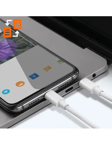 Cable Xiaomi SJV4108GL USB-C a USB-C 1.5 m 100 W Blanco