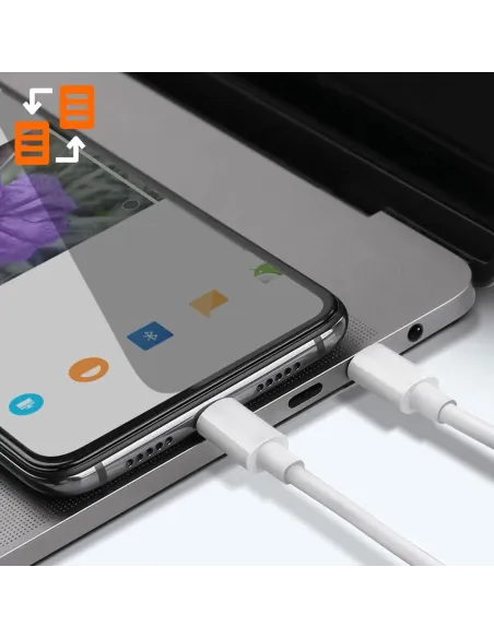 Cable Xiaomi SJV4108GL USB-C a USB-C 1.5 m 100 W Blanco