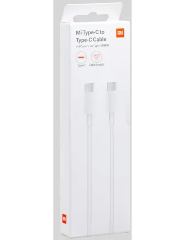 Cable Xiaomi SJV4108GL USB-C a USB-C 1.5 m 100 W Blanco
