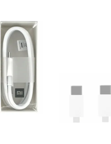 Cable Xiaomi SJV4108GL USB-C a USB-C 1.5 m 100 W Blanco