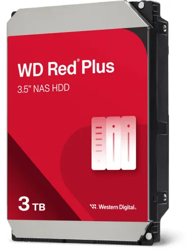 Western Digital Red Plus 3TB WD30EFPX de hasta 8 bahías