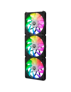 Nox Hummer EasyLink Pack 3 Ventiladores ARGB Negros-1408883