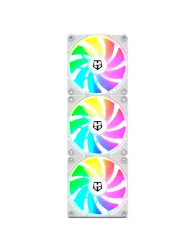Nox Hummer EasyLink Set 3 Ventiladores ARGB Blancos