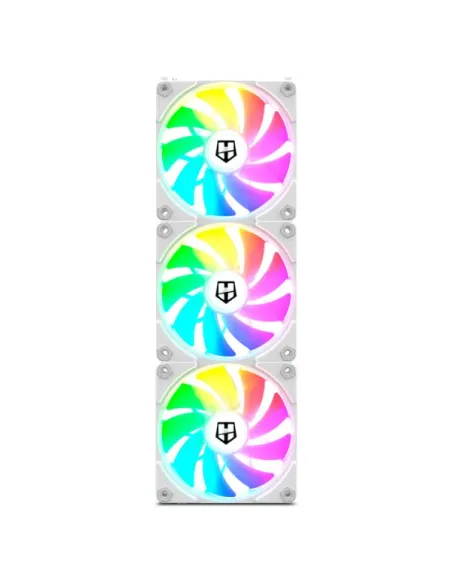 Nox Hummer EasyLink Set 3 Ventiladores ARGB Blancos