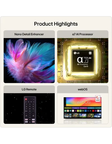 Televisor LG 75NU850B6LA 75" 4K UHD AI HDR 10 Pro Smart TV