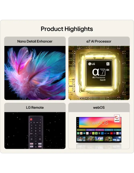 Televisor LG 65NU850B6LA 65" 4K UHD AI HDR 10 Pro Smart TV