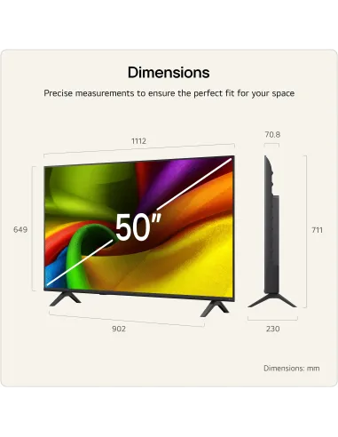 Televisor LG 50NU850B6LA 50" 4K UHD AI HDR 10 Pro Smart TV