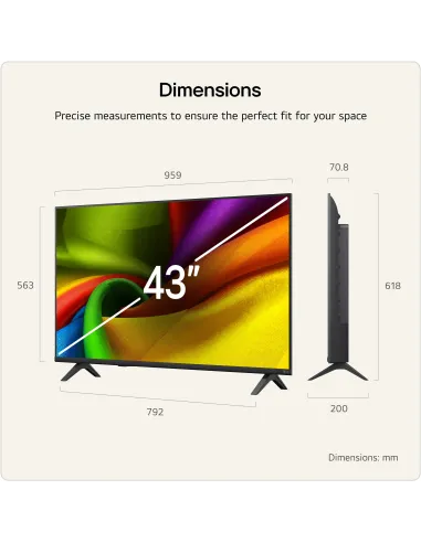 Televisor LG 43NU850B6LA 43" 4K UHD AI HDR 10 Pro Smart TV