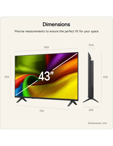 Televisor LG 43NU850B6LA 43" 4K UHD AI HDR 10 Pro Smart TV