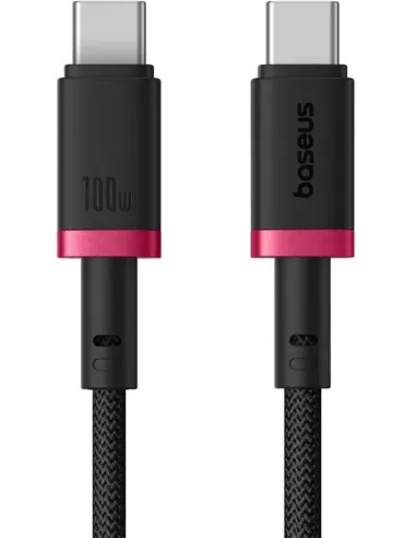 Baseus Dura Cable USB-C a USB-C 100W 2 m Negro