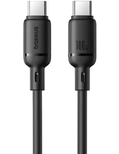 Baseus Silky Series Cable USB-C a USB-C 100W 1 m Negro-1406094