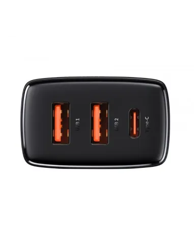 Baseus CCXJ-E01: cargador 30W 3 puertos (USB-C)