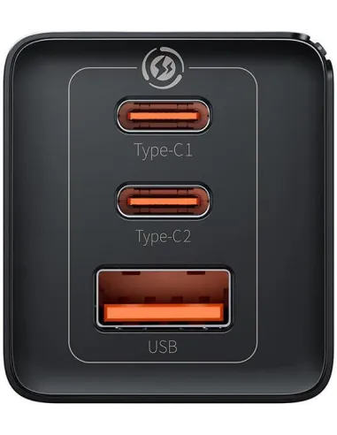 Baseus GaN5 Pro 3 65W: cargador USB-C 2C+USB-A