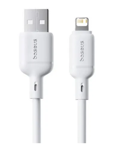 Baseus Silky Series USB-A a Lightning 1m 2,4A Blanco
