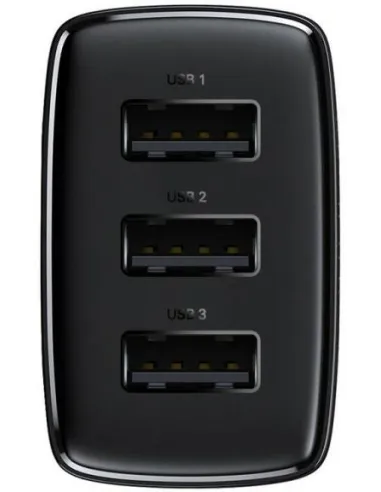 Baseus CCXJ020101 Compact 17W: cargador 3 USB-A de pared
