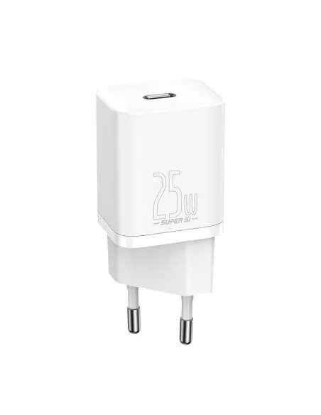 Baseus Super Si Quick Charger 1C 25W USB-C Blanco (CCSP020102)