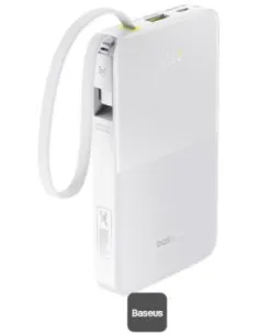 Baseus EnerFill FP11 Blanco Power Bank 10000mAh 15W-1406077
