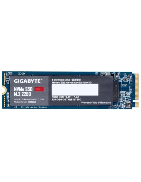 Gigabyte NVMe SSD 512GB Unidad SSD M.2 PCIe 3.0