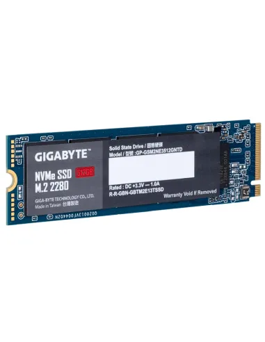 Disco Duro Gigabyte NVMe SSD 512GB M.2 PCIe 3.0