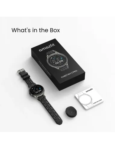 Reloj running GPS dual de 48 mm Amazfit Cheetah 2 Pro Negro