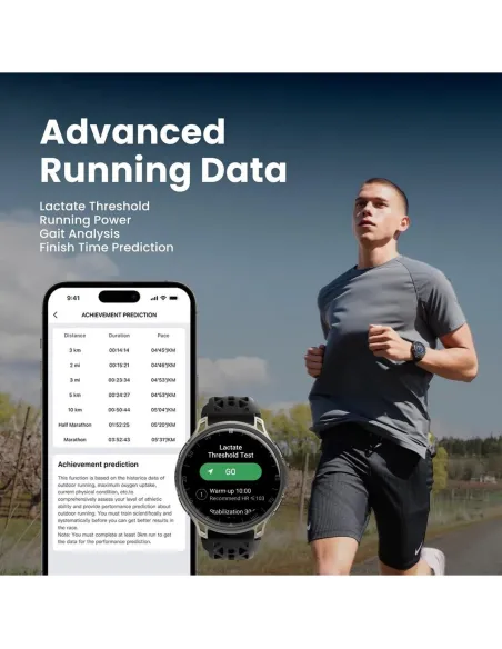 Reloj running GPS dual de 48 mm Amazfit Cheetah 2 Pro Negro