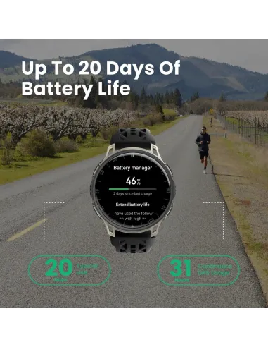 Reloj running GPS dual de 48 mm Amazfit Cheetah 2 Pro Negro