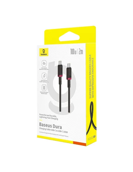 Baseus Dura: cable USB-C a USB-C 100 W 2 m