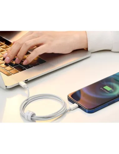 Cable USB-C a Lightning Baseus Silky 20W 1 m