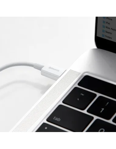 Cable USB-C a Lightning Baseus Silky 20W 1 m