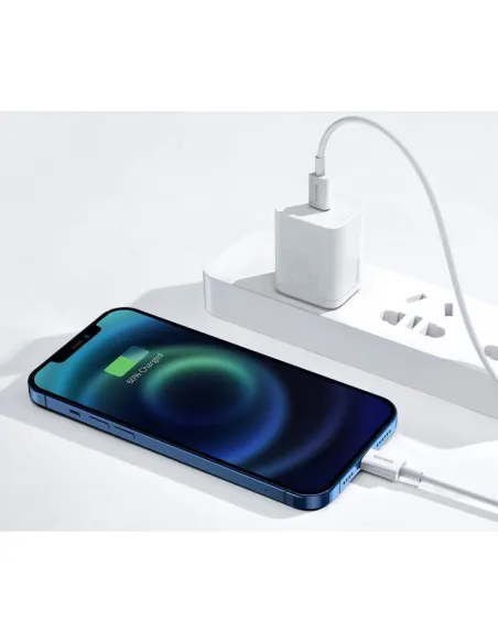 Cable USB-C a Lightning Baseus Silky 20W 1 m