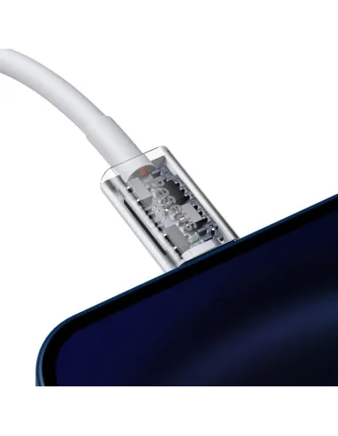 Cable USB-C a Lightning Baseus Silky 20W 1 m