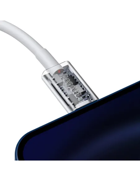 Cable USB-C a Lightning Baseus Silky 20W 1 m
