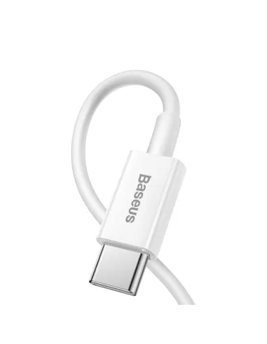 Cable USB-C a Lightning Baseus Silky 20W 1 m