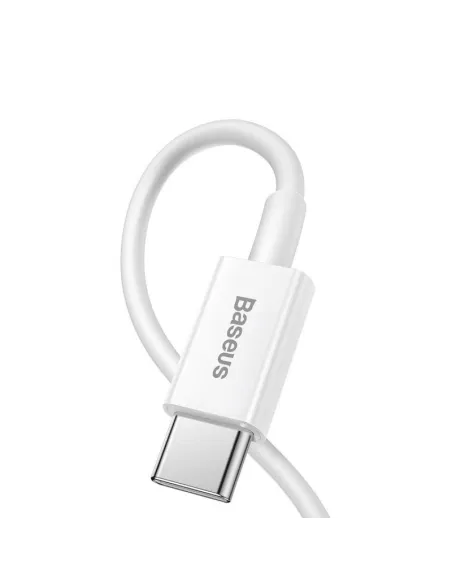 Cable USB-C a Lightning Baseus Silky 20W 1 m