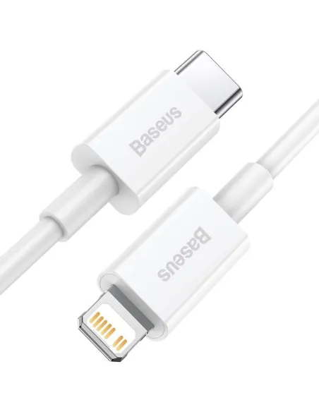 Cable USB-C a Lightning Baseus Silky 20W 1 m
